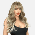 Perruque blonde effet naturel