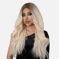 Perruque blonde femme longue