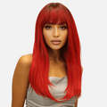 Perruque rouge vif