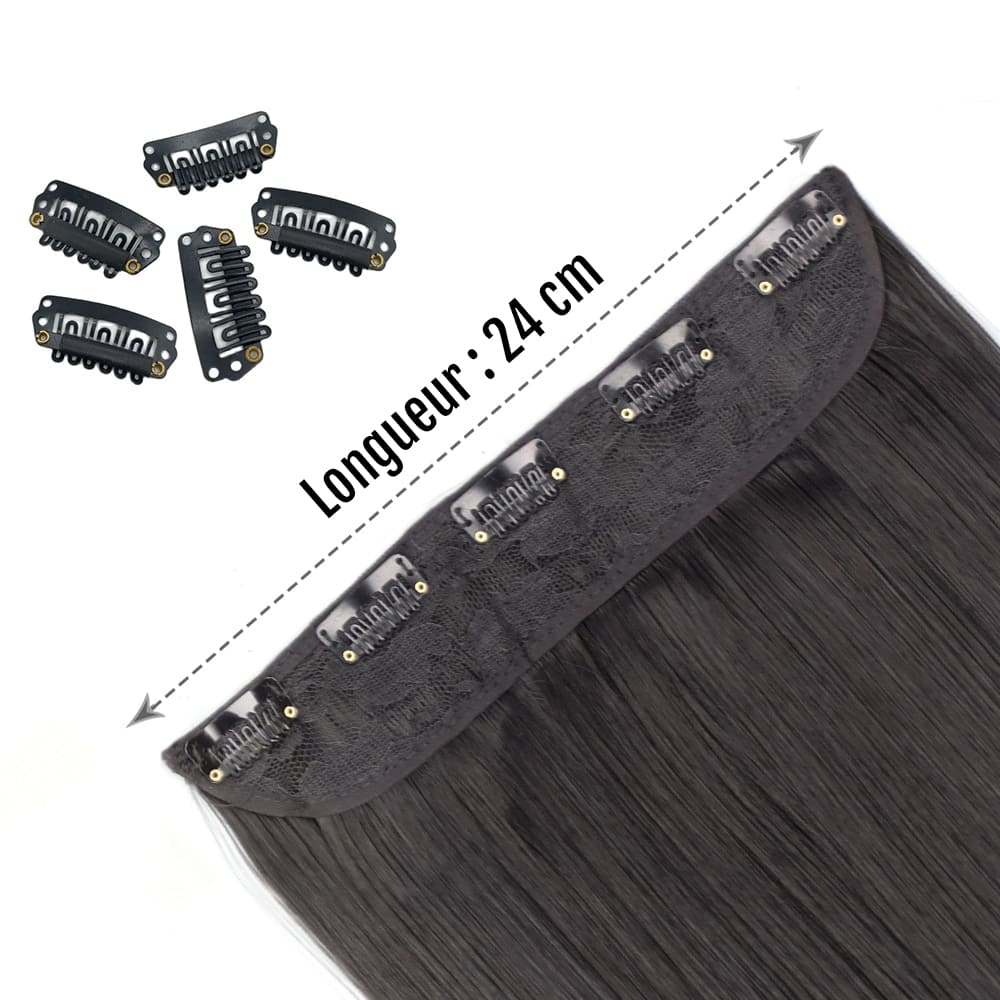 Extension de cheveux à clip auburn attache