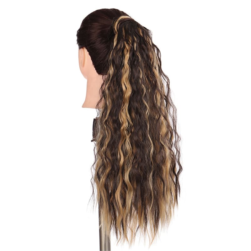 Extension de cheveux à clip mèche frisée