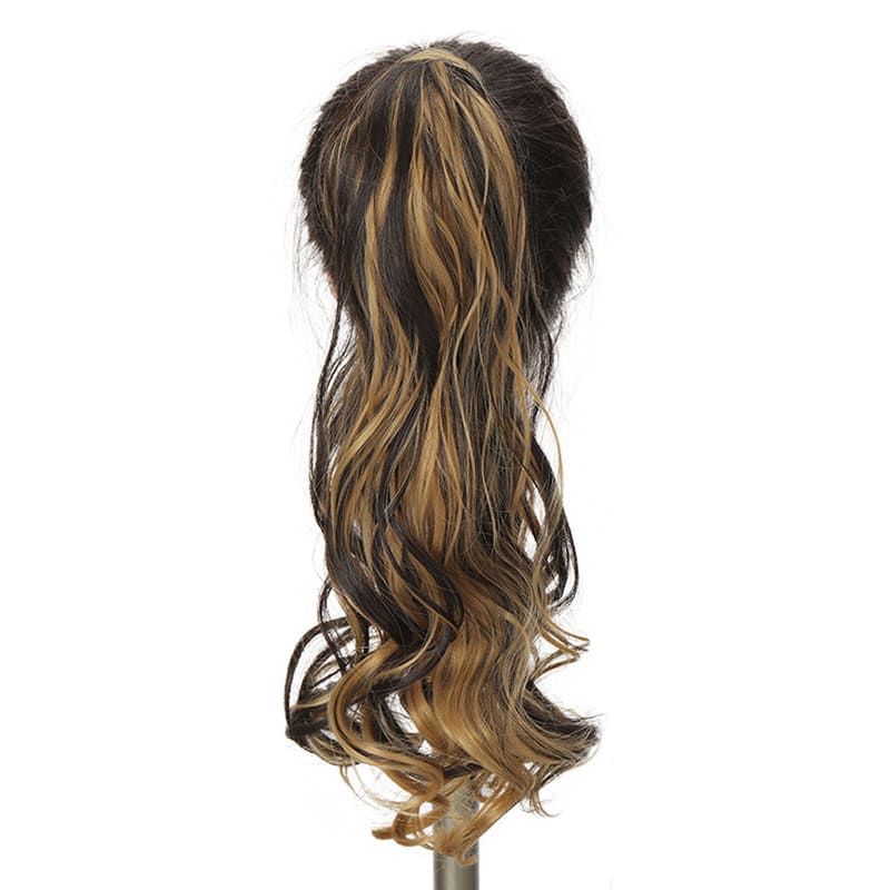 Extension de cheveux à clip mèche ondulée