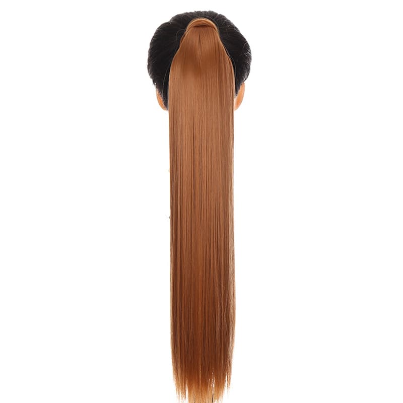 Extension de cheveux à clip rousse lisse