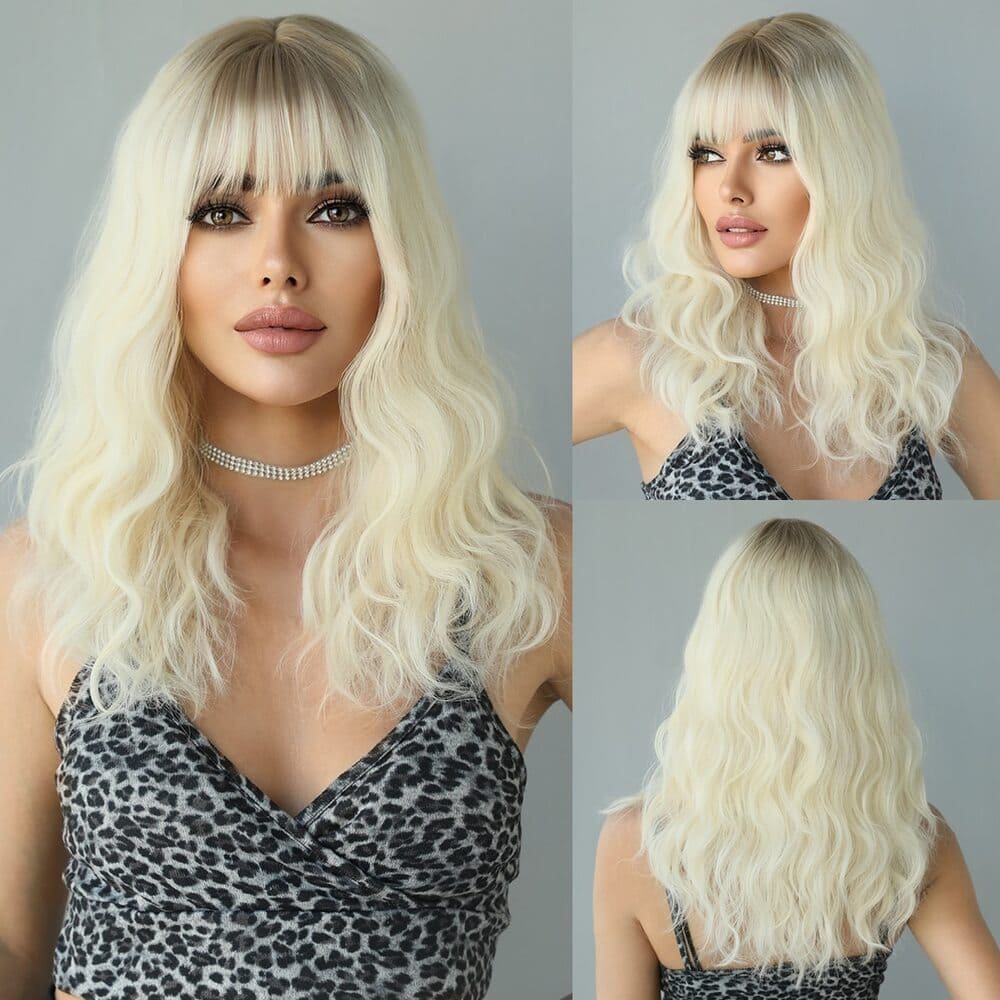 Perruque blonde petite taille modèle