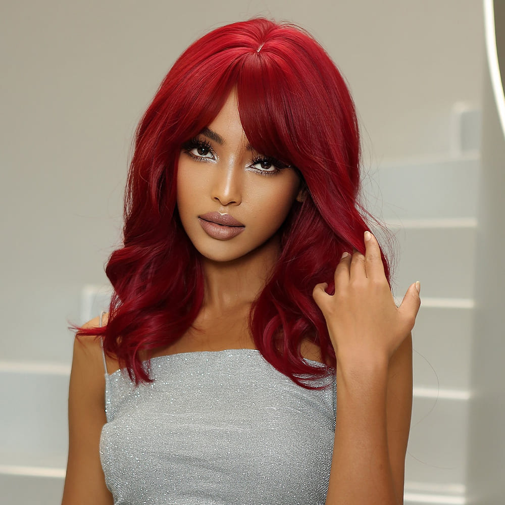 Perruque rouge femme sexy