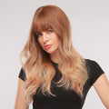 Perruque rousse femme frange