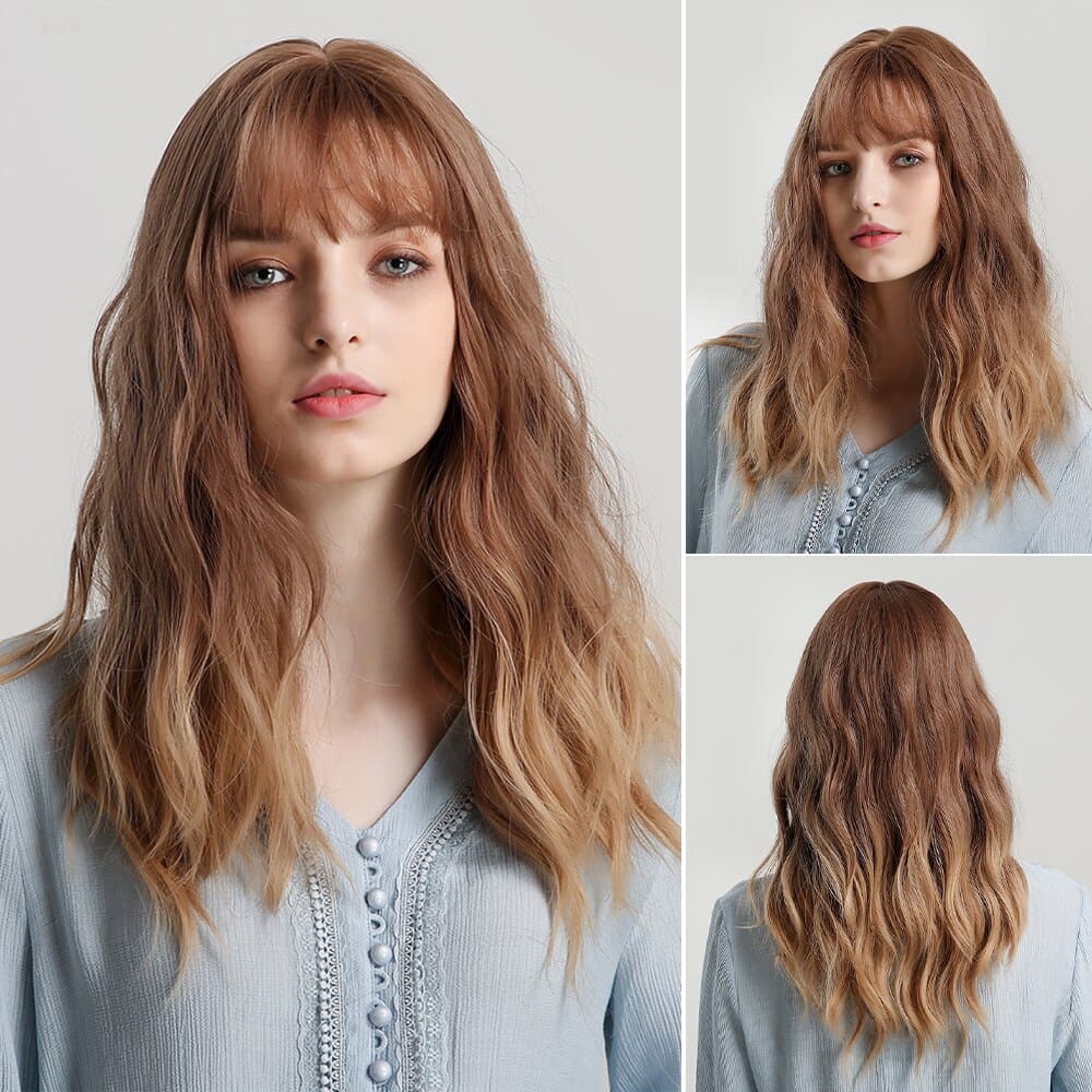 Perruque wig rousse invisible