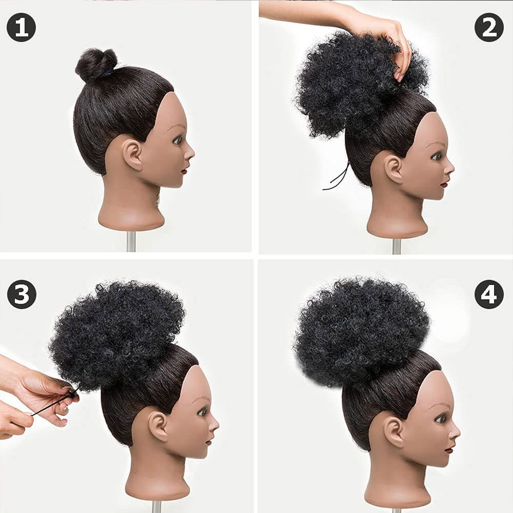 Postiche chignon africain comment