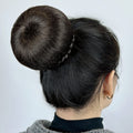 Postiche chignon donut noir