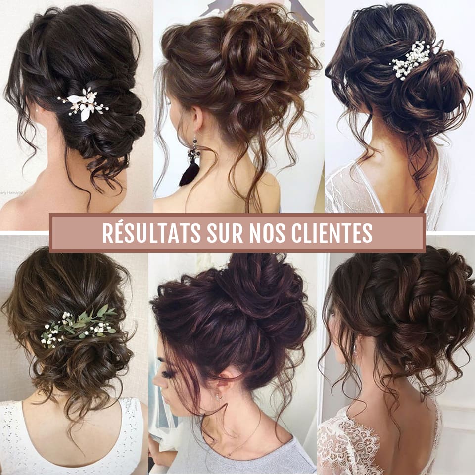 Postiche chignon roux modèle