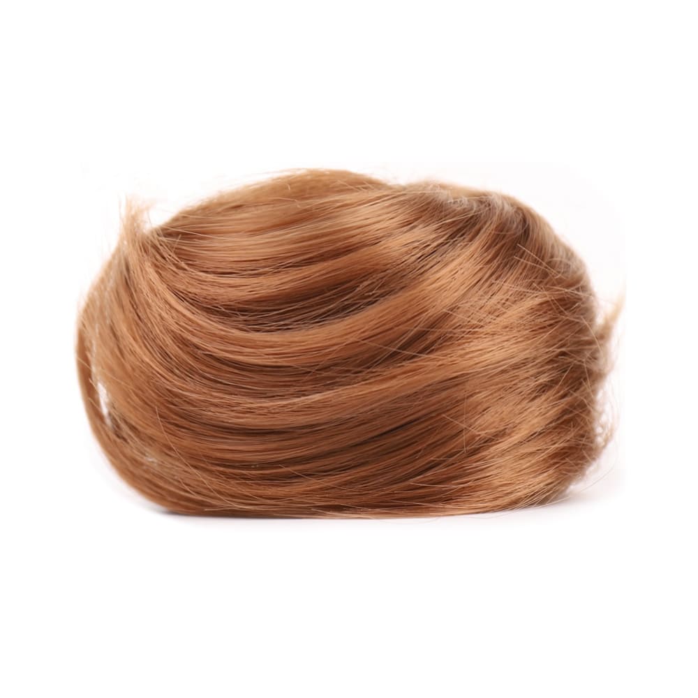 Postiche chignon roux pince